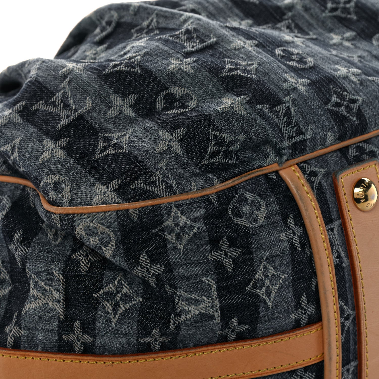 Louis Vuitton Denim Raye Cabas GM 9 of 12