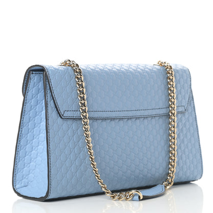 Gucci Microguccissima Medium Emily Chain Shoulder Bag Mineral Blue 3 of 10