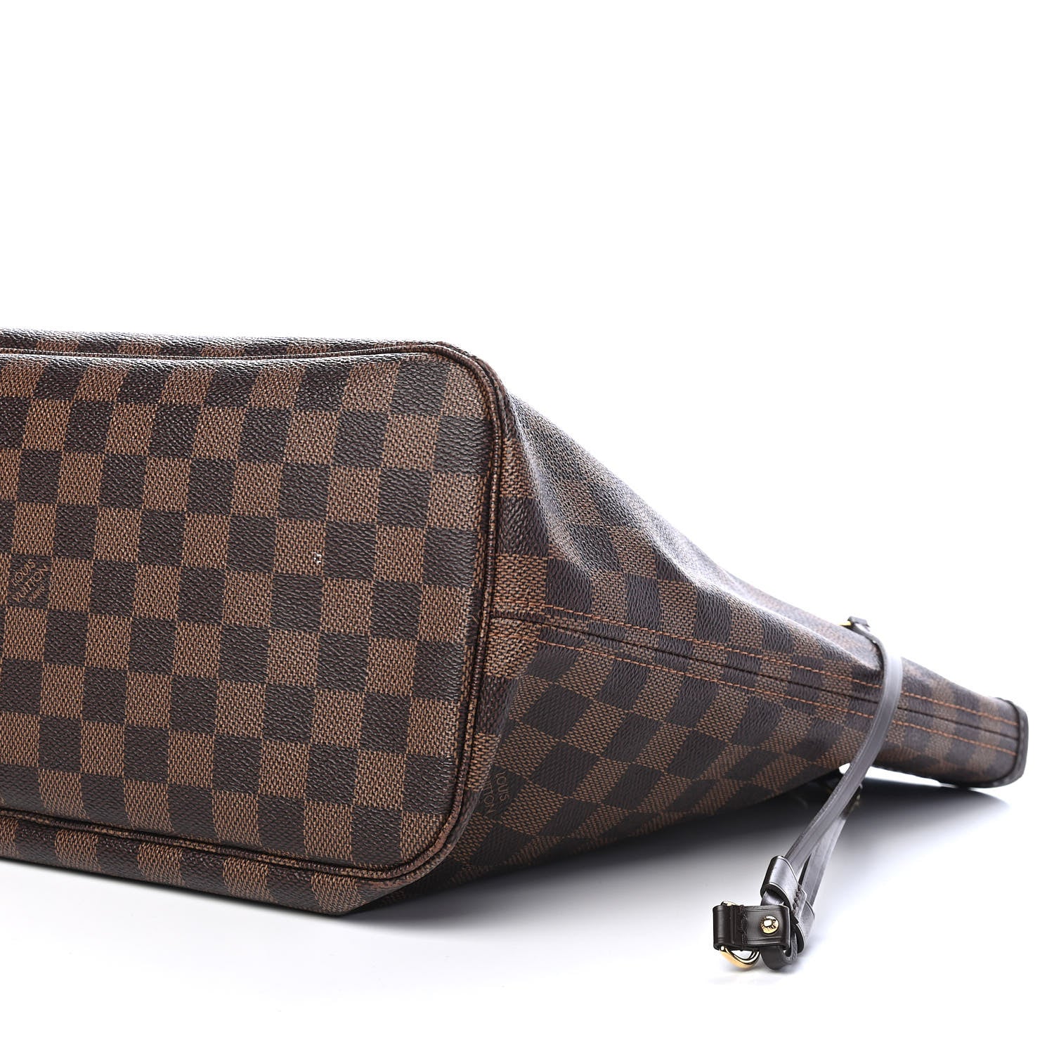 Louis Vuitton Damier Ebene Neo Neverfull MM Rose Ballerine 10 of 11