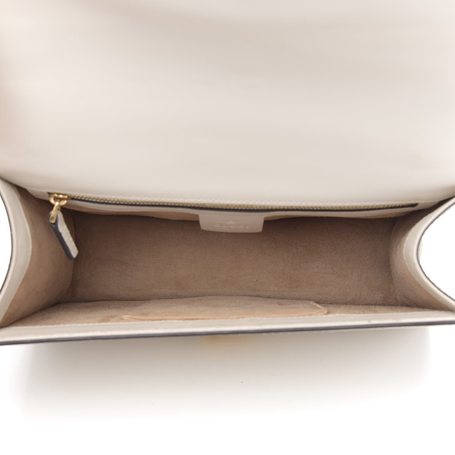 Gucci Calfskin Small Sylvie Shoulder Bag Off White 5 of 14