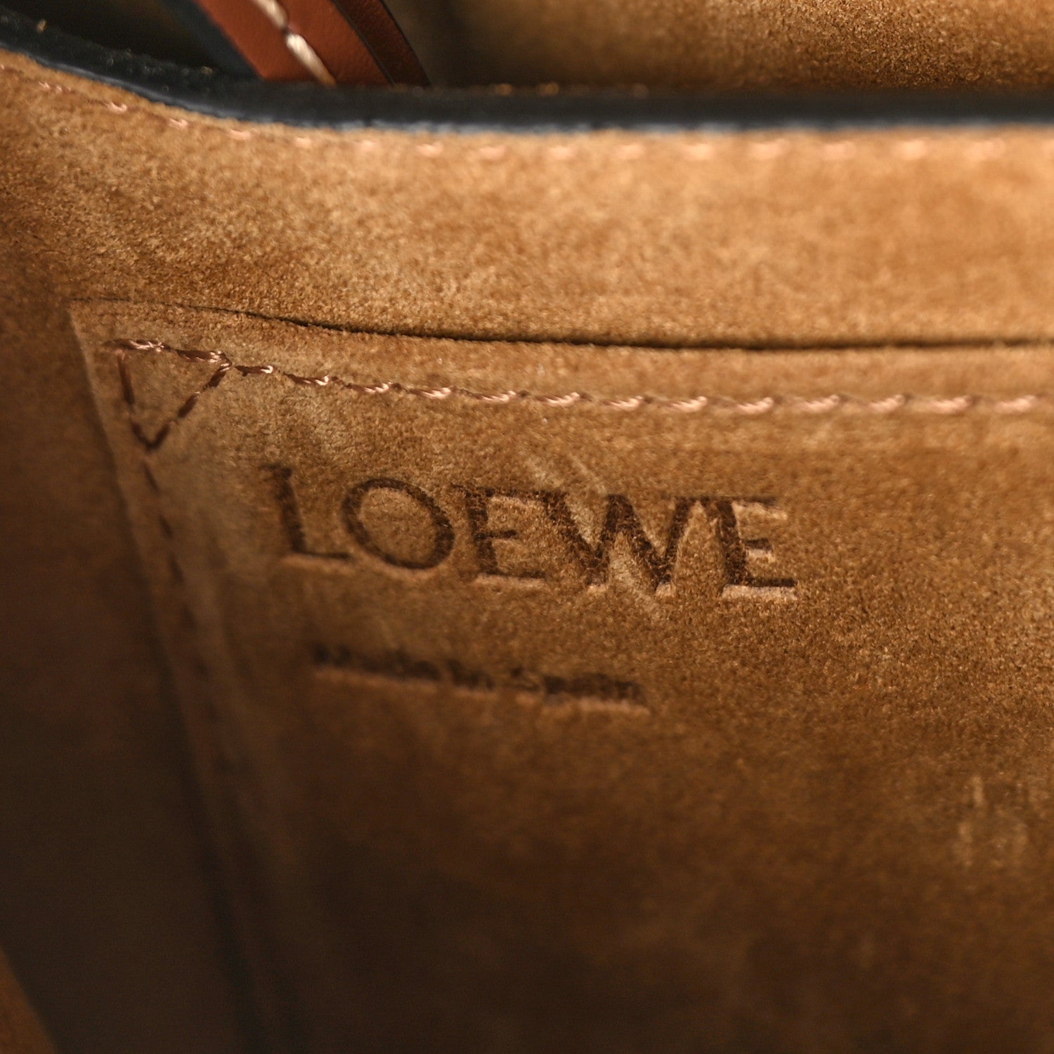 Loewe Calfskin Small Gate Crossbody Bag Blue 6 of 8