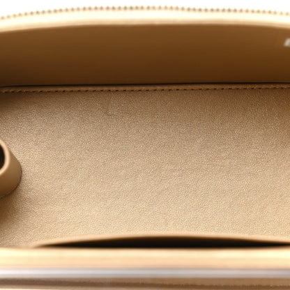Chanel Lambskin Quilted Pearl Crush Small Vanity Case With Chain White 5 of 13