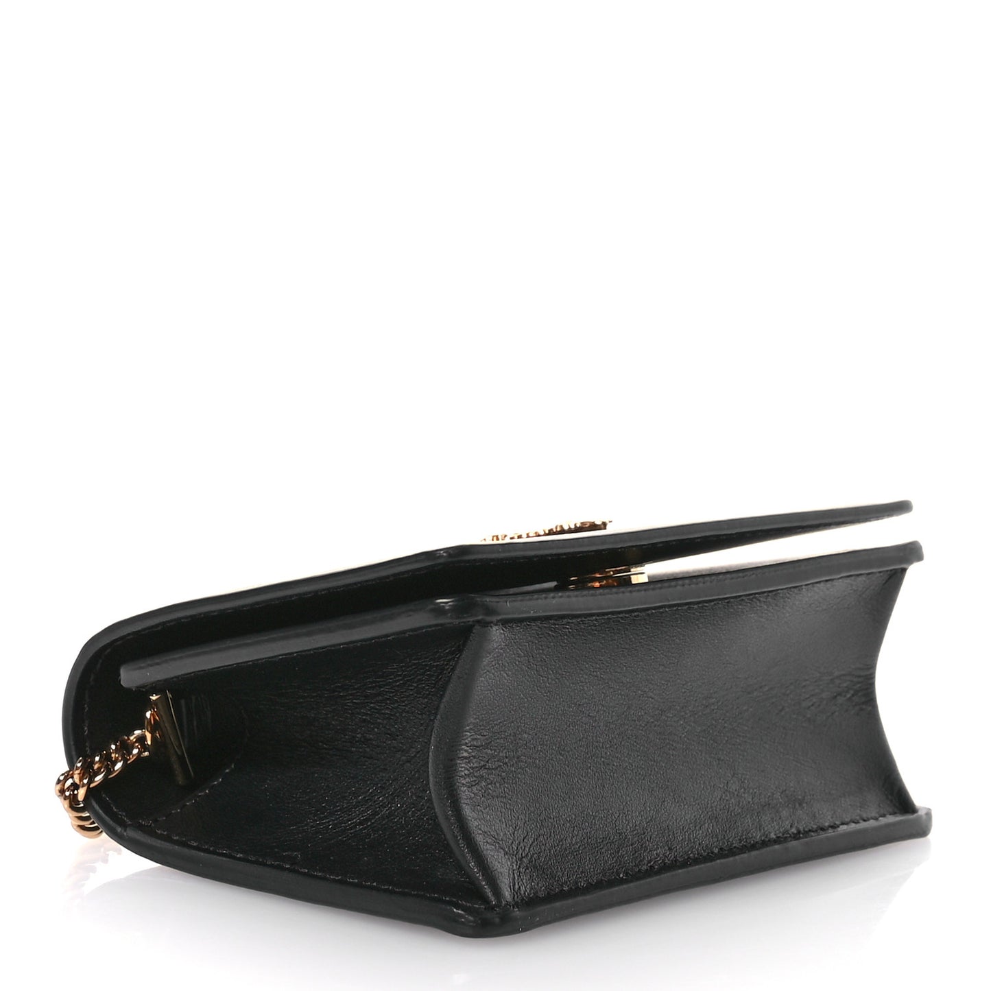 Vitello Mini Virtus Chain Clutch Black