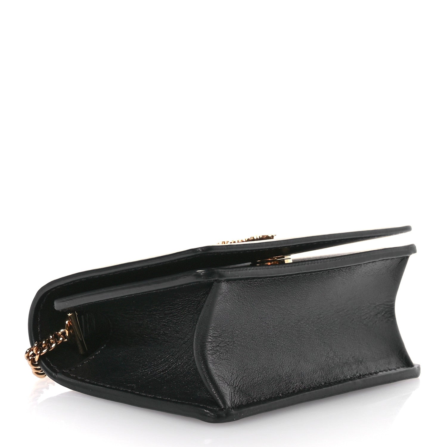 Versace Vitello Mini Virtus Chain Clutch Black 4 of 9