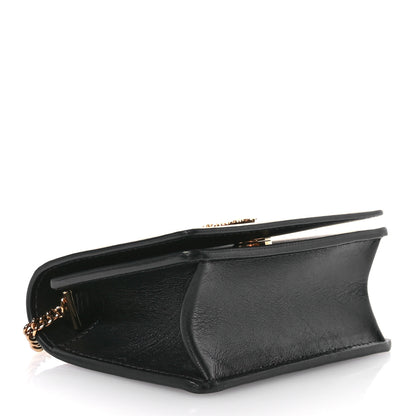 Versace Vitello Mini Virtus Chain Clutch Black 4 of 9