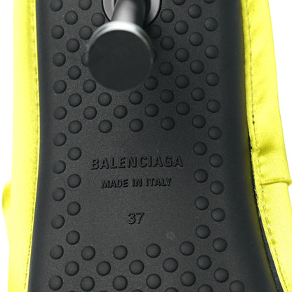 Balenciaga Satin Quilted Home 80mm Sandals 37 Lime 7 of 7