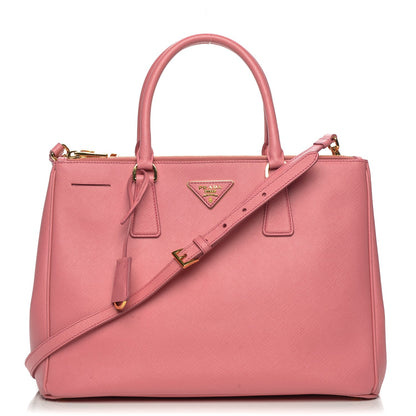 Prada Saffiano Medium Galleria Double Zip Tote Geranio 1 of 10