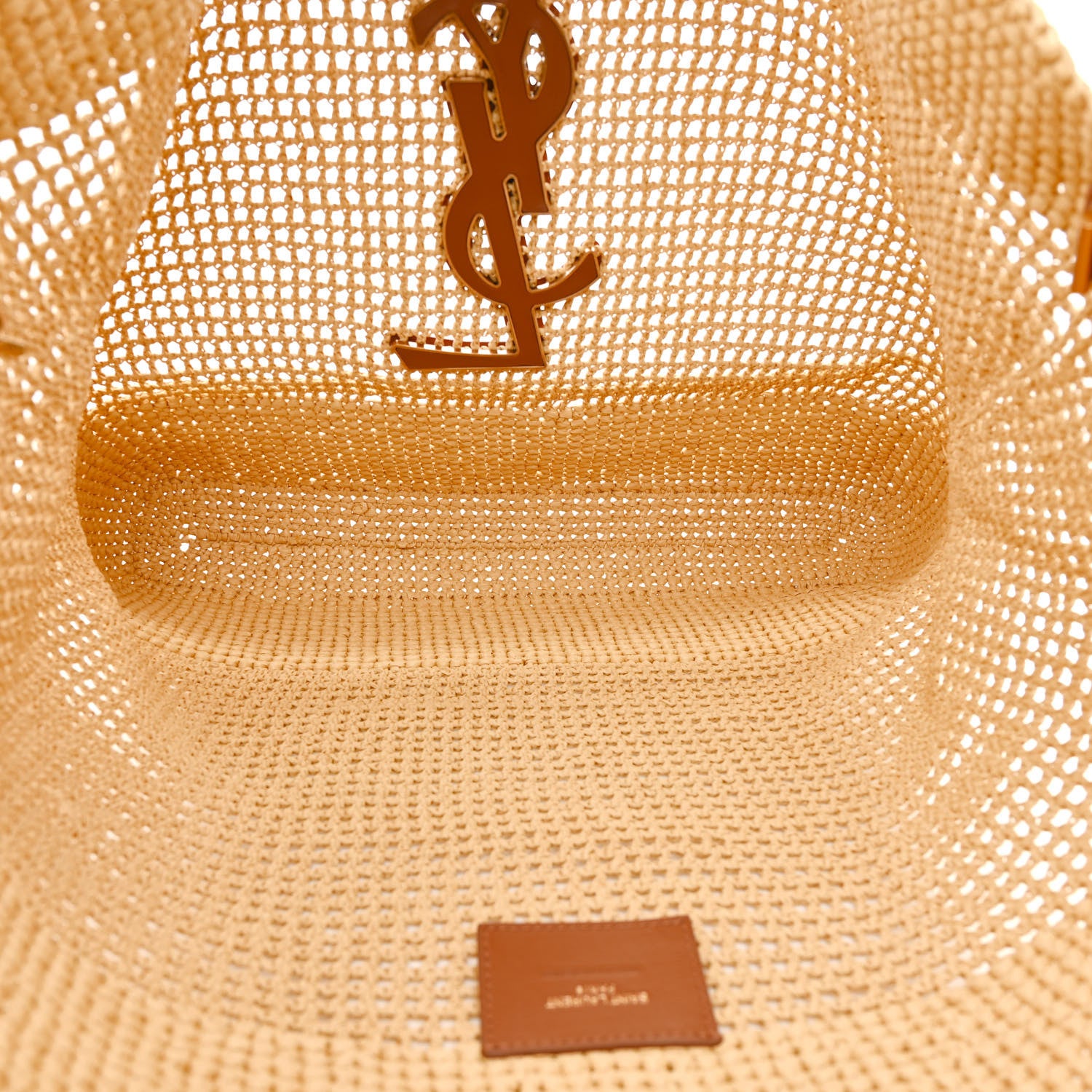 Saint Laurent Raffia Icare Shopping Tote Natural 6 of 14