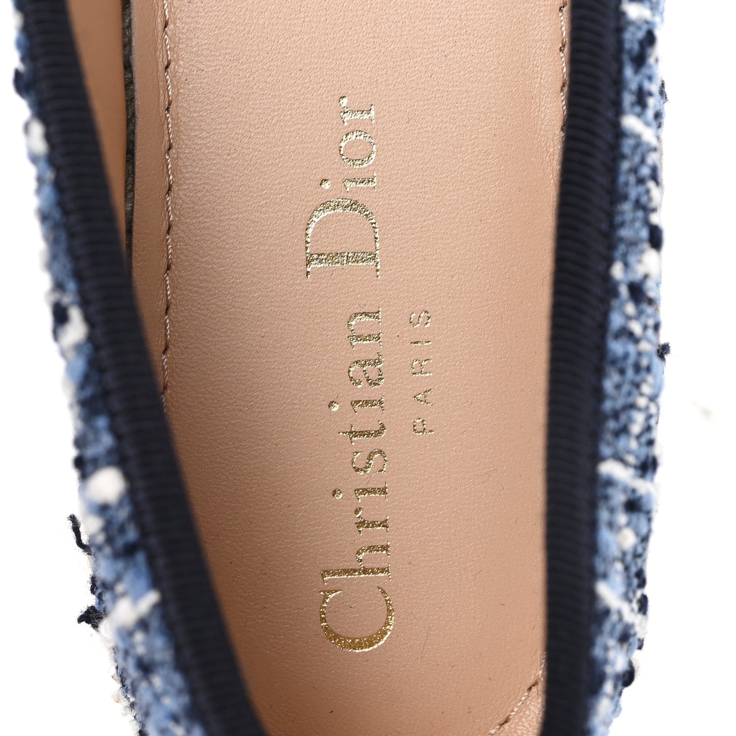 Christian Dior Embroidered Toile De Jouy Granville Espadrille 41 Denim 8 of 10