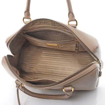 Prada Saffiano Lux Bowler Argilla 5 of 17