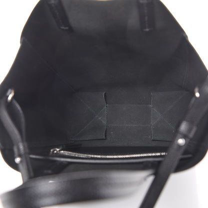 Celine Grained Calfskin Small Vertical Cabas Black 6 of 11