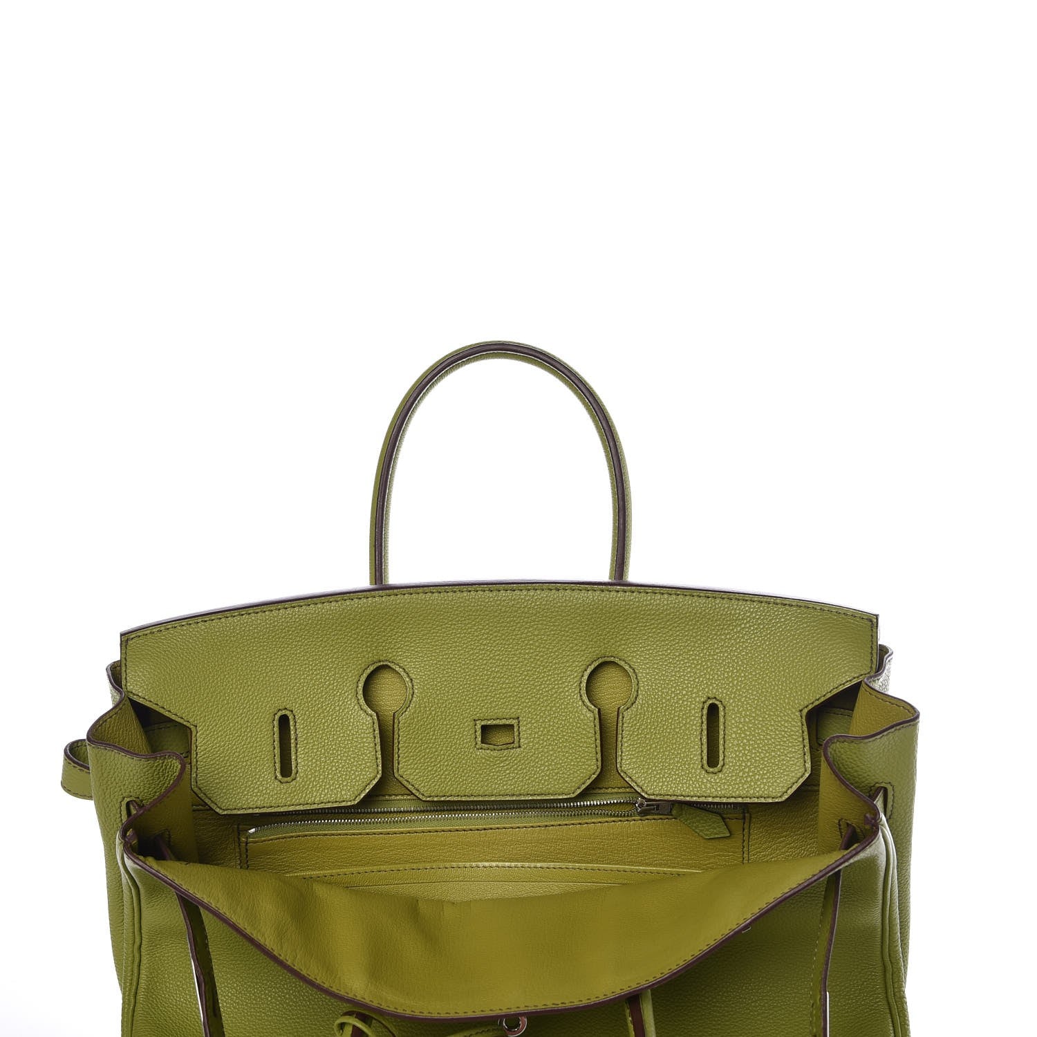 Hermes Togo Birkin 35 Vert Anis 24 of 41