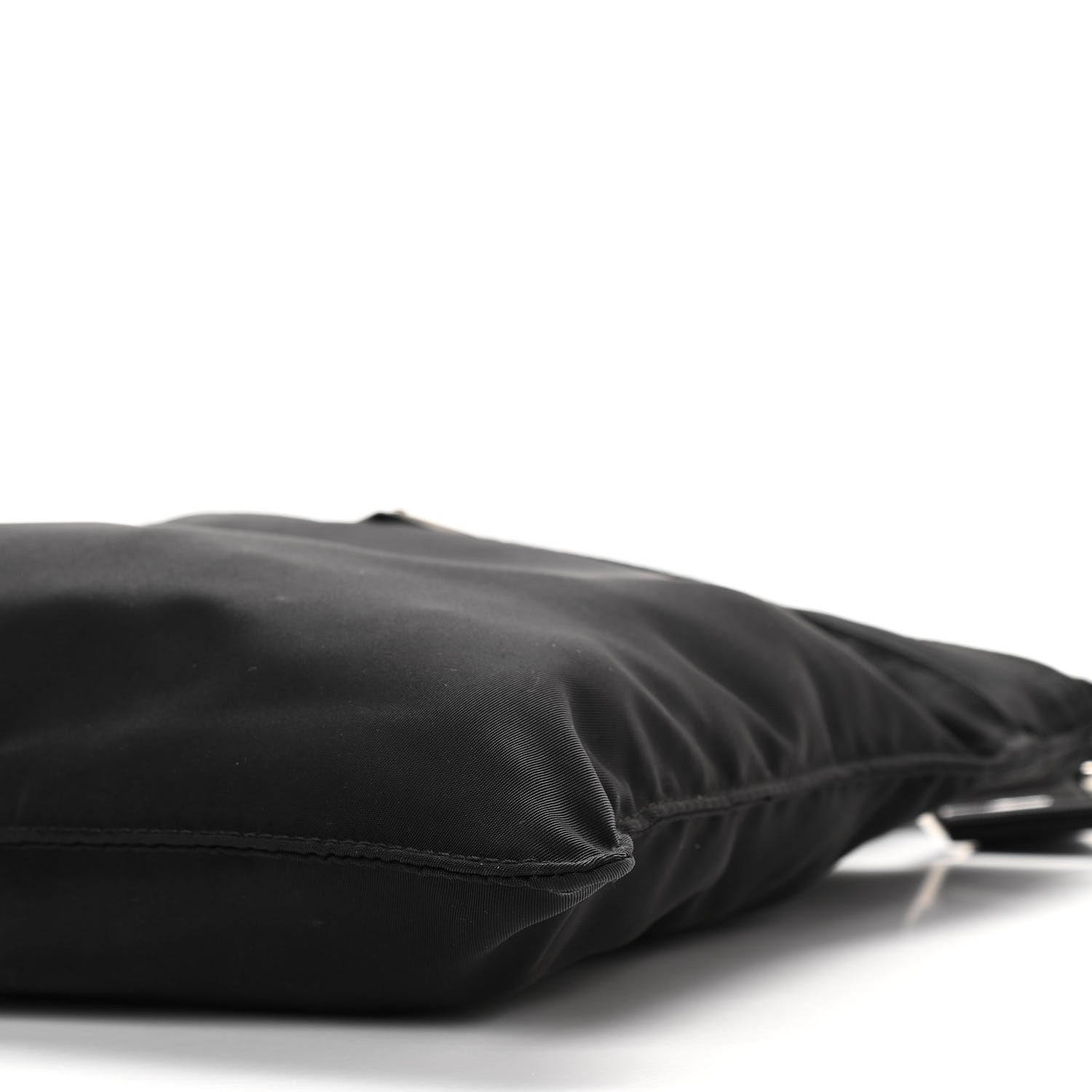 Prada Nylon Vela Flat Messenger Bag Black 9 of 9