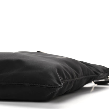 Prada Nylon Vela Flat Messenger Bag Black 9 of 9