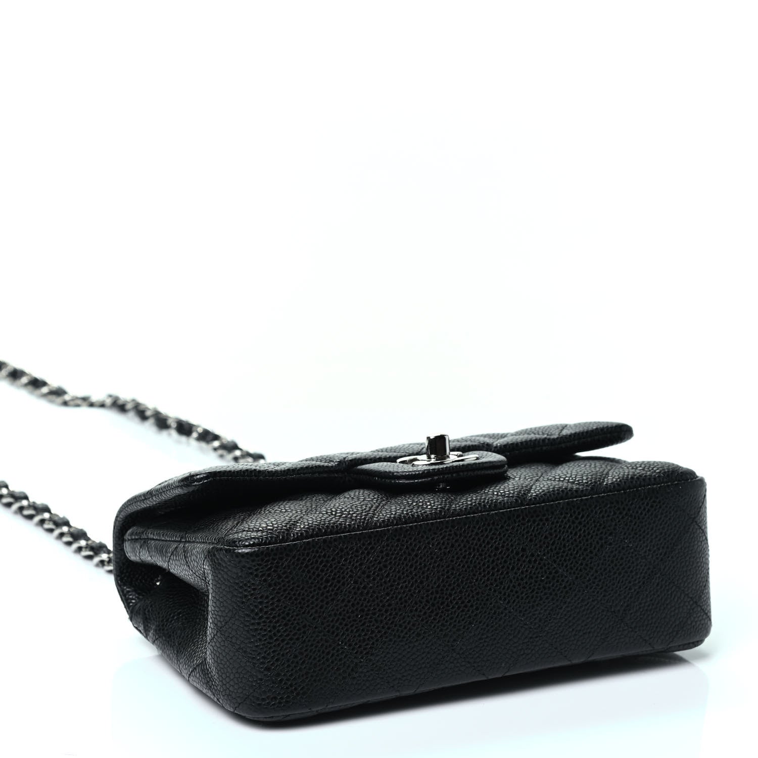Chanel Caviar Quilted Mini Rectangular Flap Black 3 of 4