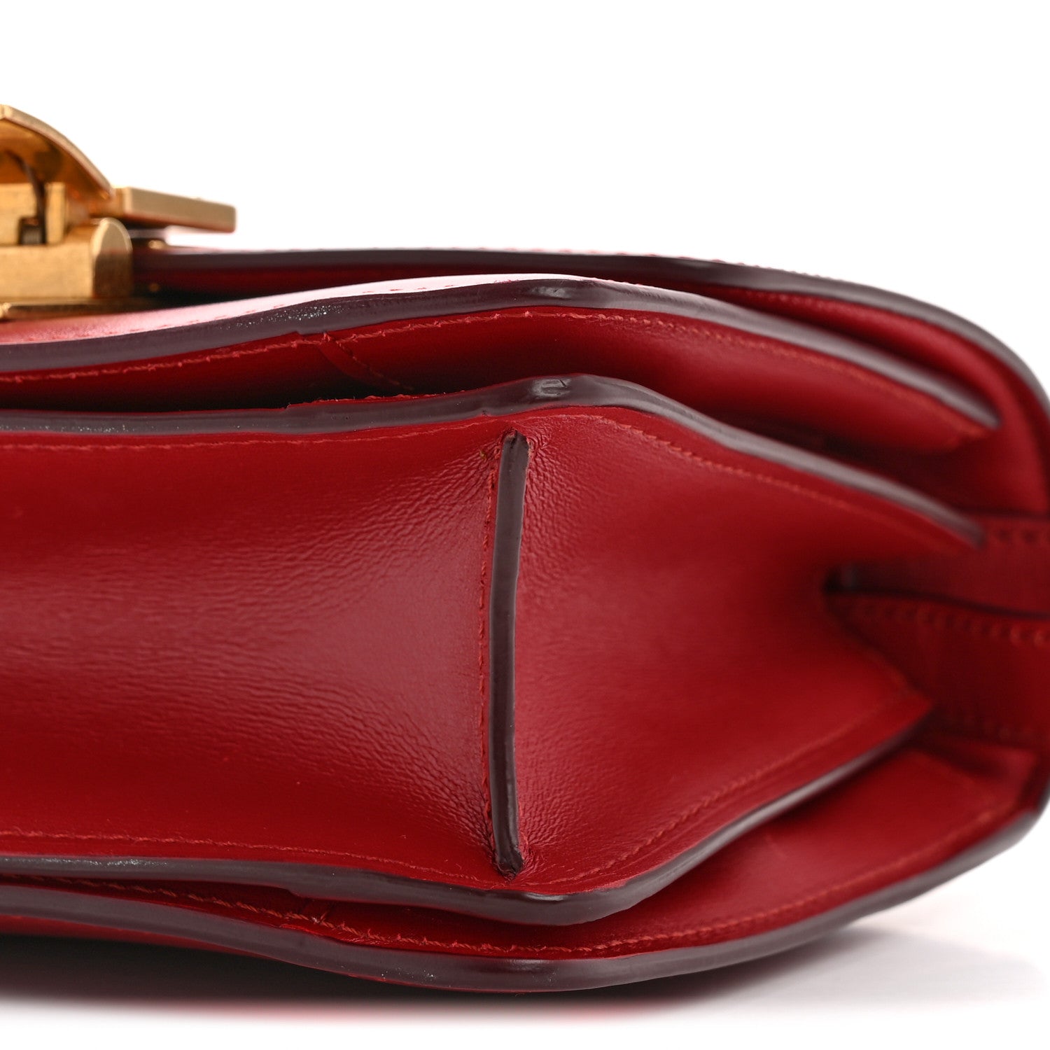 Celine Smooth Calfskin Small Classic Box Flap Bag Red 11 of 13