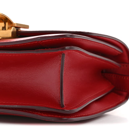 Celine Smooth Calfskin Small Classic Box Flap Bag Red 11 of 13