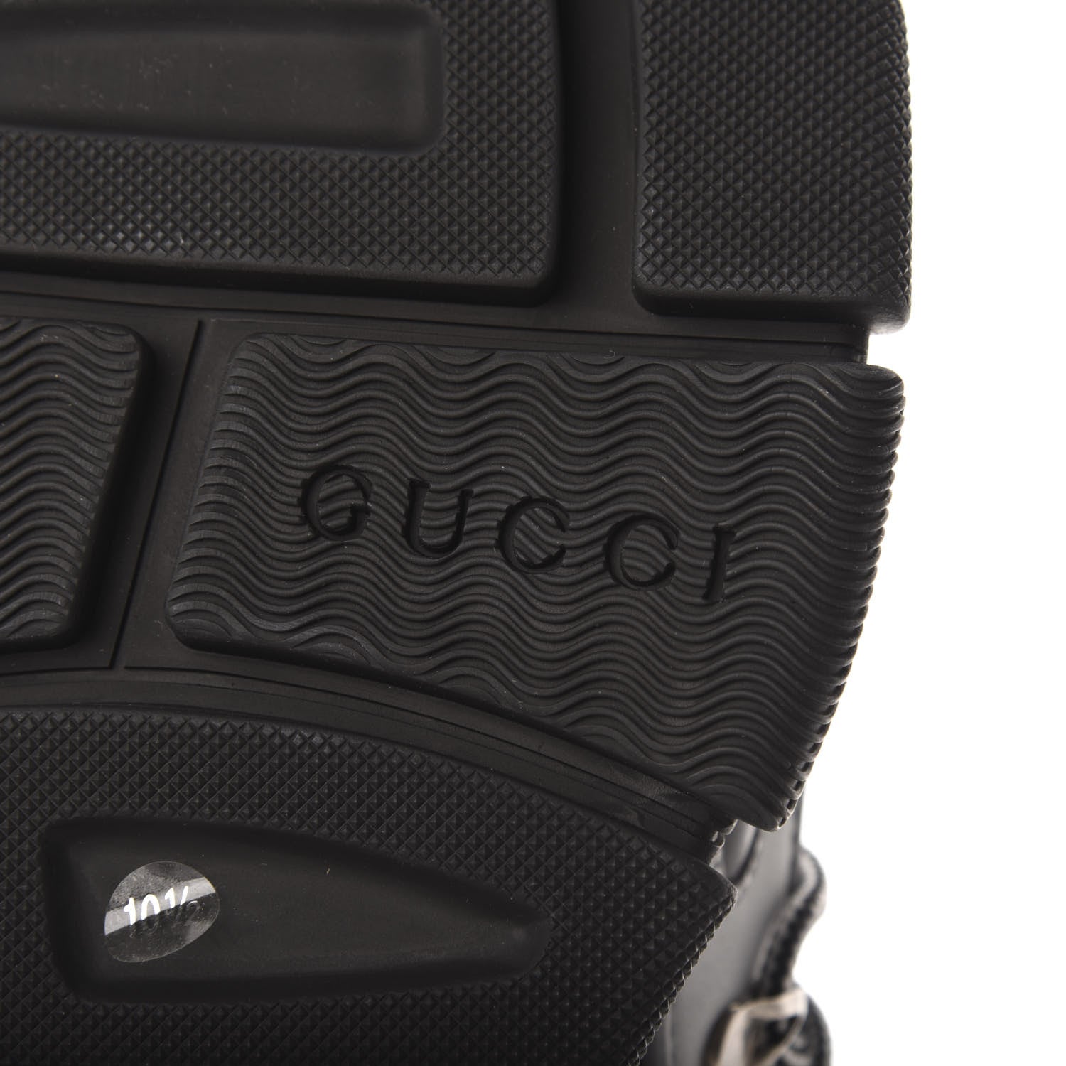 Gucci X SEGA Mesh Technical Canvas Calfskin Reflective Mens Flashtrek Sneakers 10.5 Silver Black 6 of 8