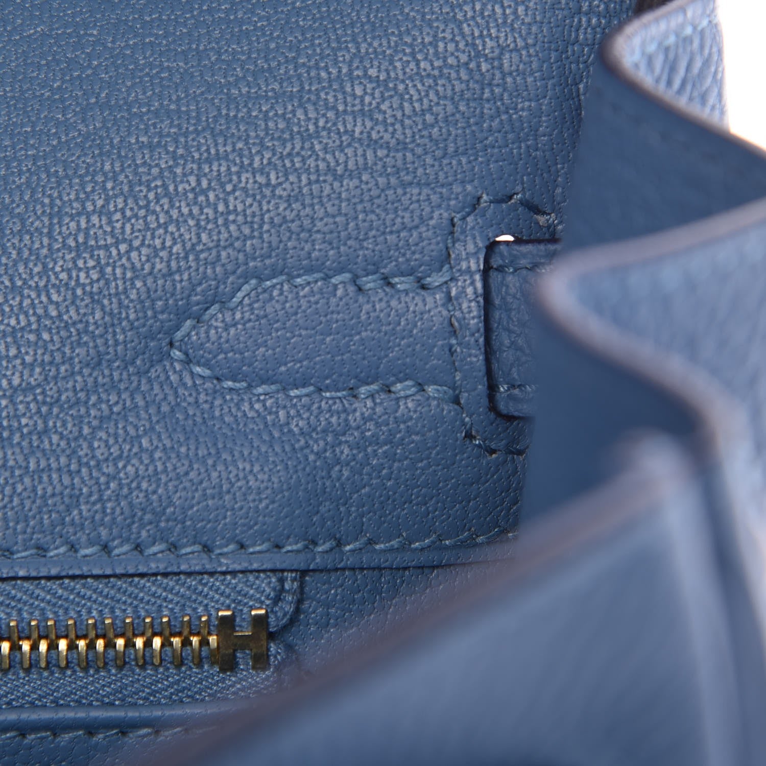 Hermes Togo Birkin 25 Azur 20 of 33