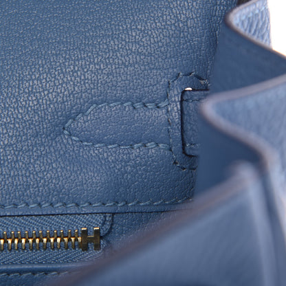 Hermes Togo Birkin 25 Azur 20 of 33