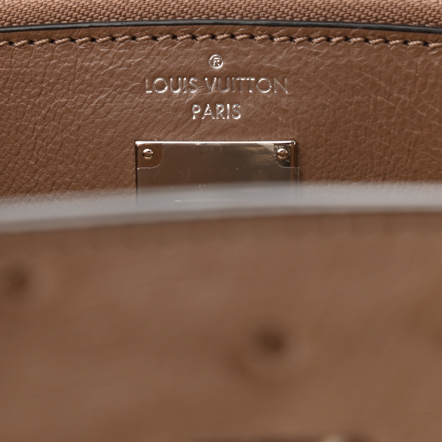 Louis Vuitton Ostrich City Steamer PM Gris 5 of 8