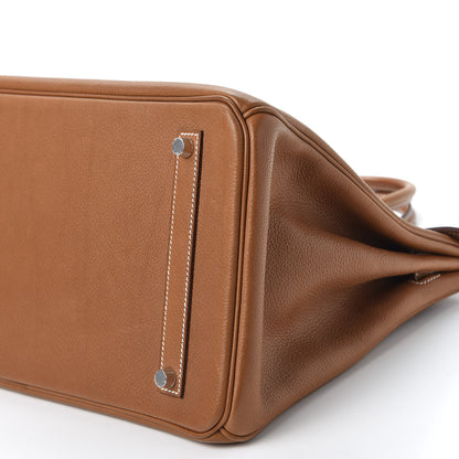 Hermes Natural Barenia Faubourg Birkin 35 Fauve 9 of 13