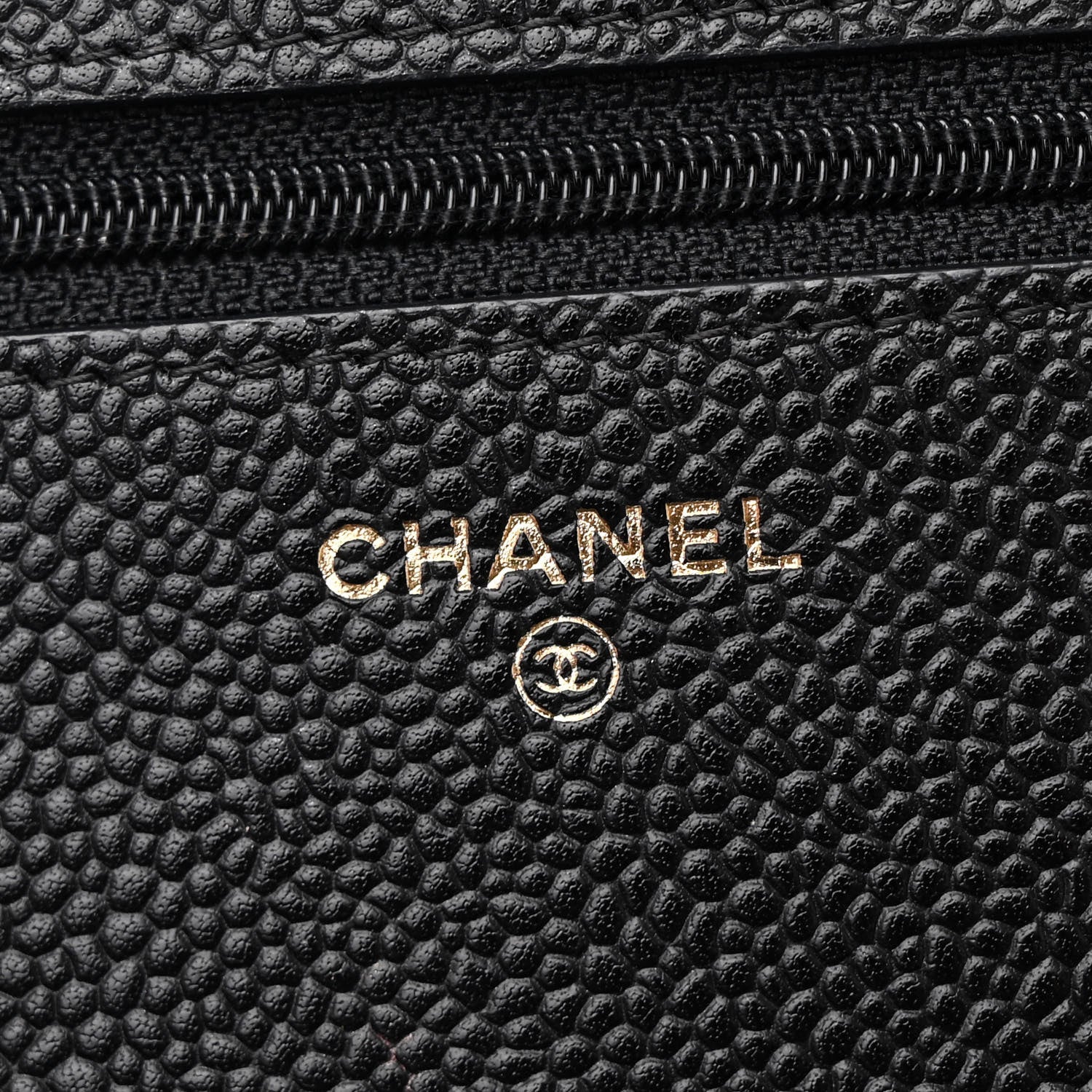 Chanel Caviar Quilted Wallet on Chain WOC Black 6 of 12