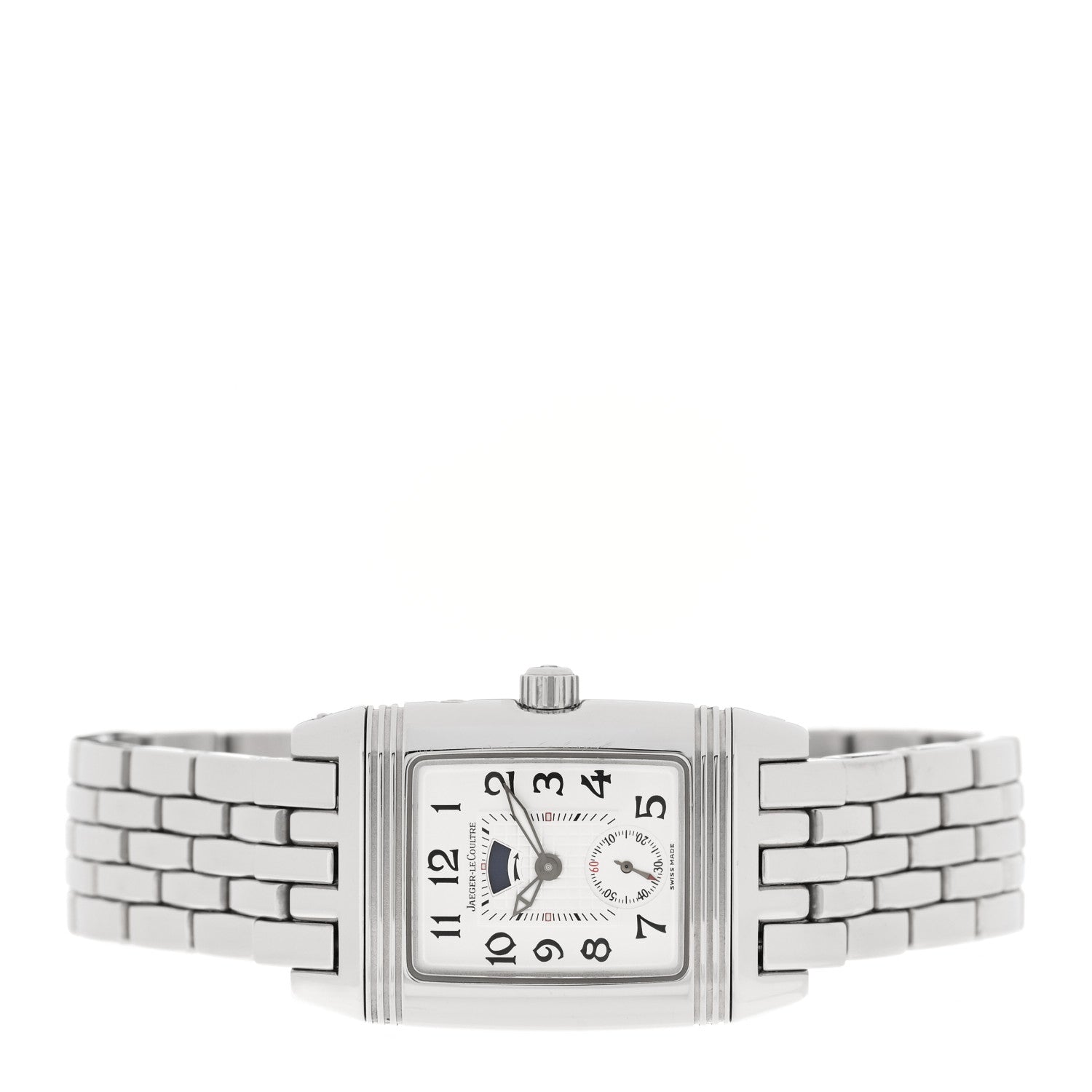 Jaeger-LeCoultre Stainless Steel Diamond 25mm Reverso Grand Sport Duetto Manual Winding Watch 296.8.74 2 of 6
