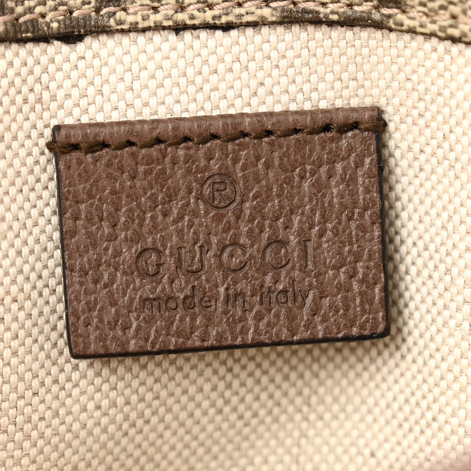 Gucci GG Supreme Monogram Neo Vintage Web Belt Bag Brown 6 of 10