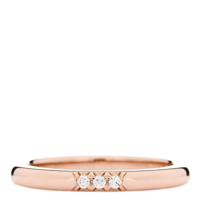 Tiffany 18K Rose Gold Diamond 2mm Classic Wedding Band Ring 47 4 1 of 5