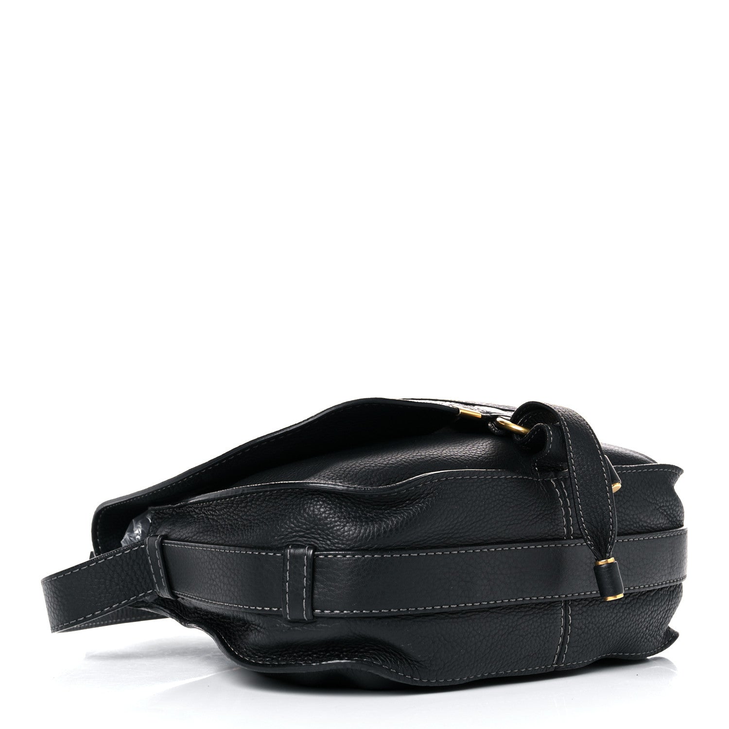 Chloe Calfskin Medium Marcie Round Crossbody Bag Black 4 of 21