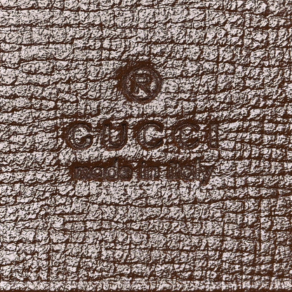 Gucci GG Supreme Monogram Script Logo Heart Card Case New Cherry Red Beige New Acero 6 of 8