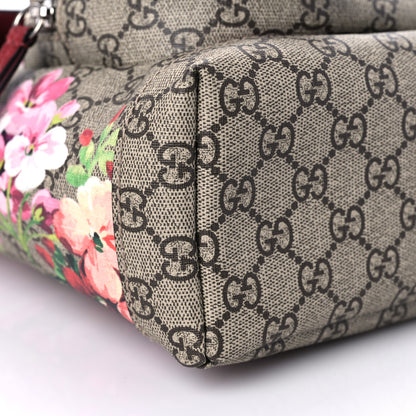 Gucci GG Supreme Monogram Blooms Small Single Buckle Backpack Beige Multicolor Dry Rose 8 of 10
