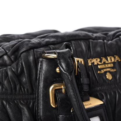 Prada Nappa Gaufre Satchel Black 13 of 13
