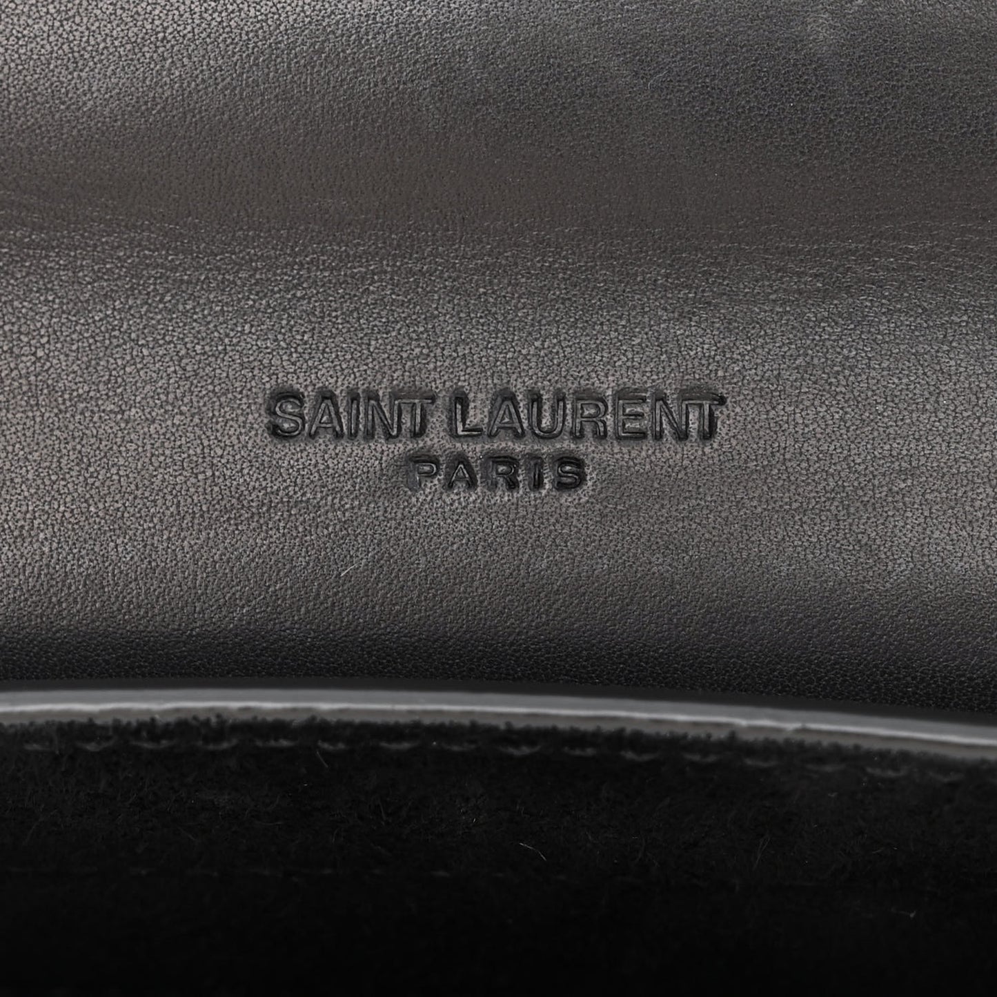 Smooth Calfskin Classic Monogram Small Kaia Satchel Black