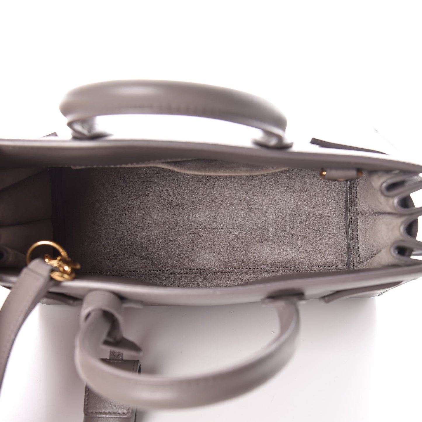 Calfskin Nano Sac De Jour Fog