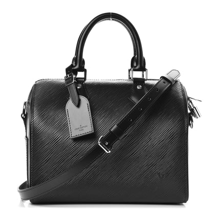 Louis Vuitton Epi Speedy Bandouliere 25 Black 1 of 8