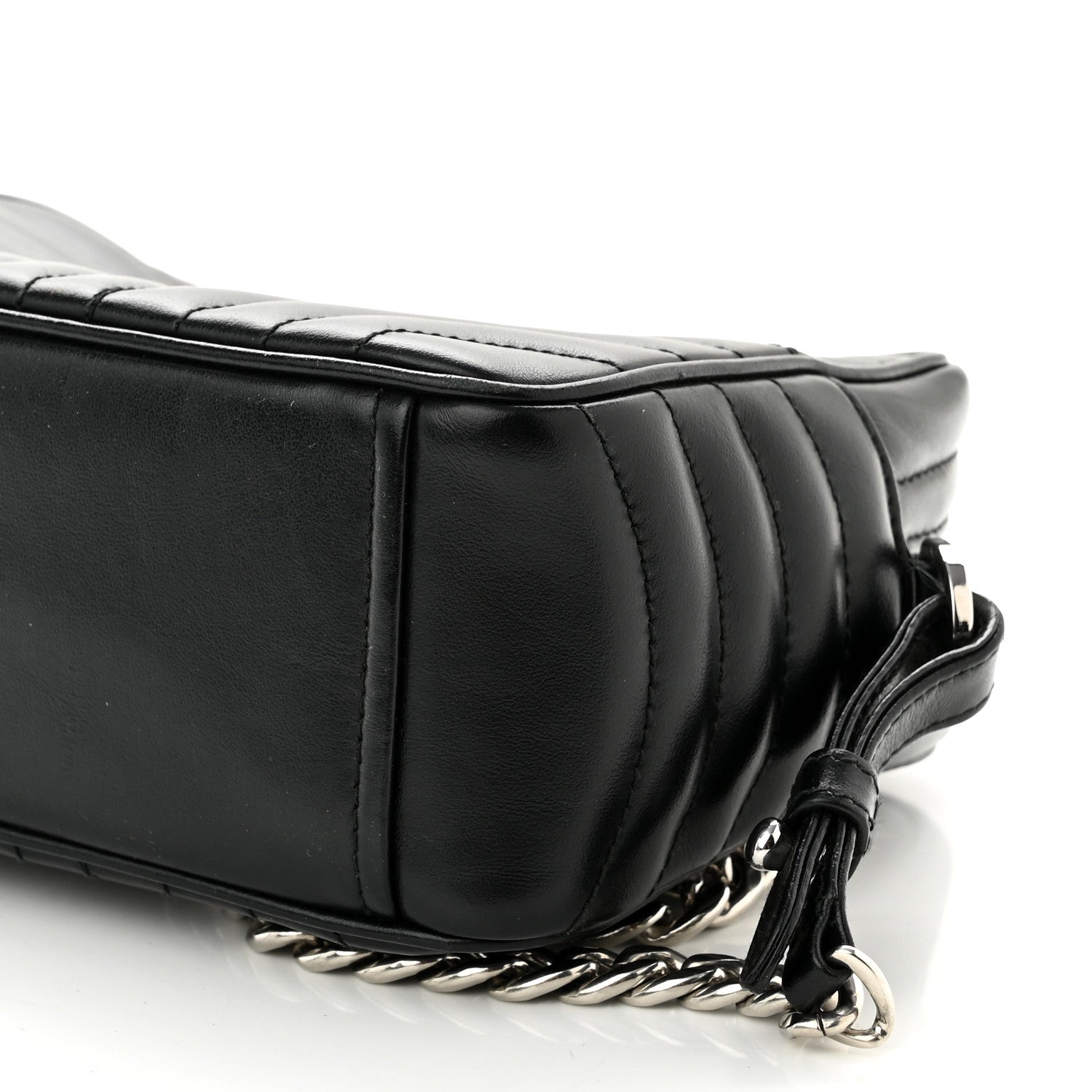 Prada Soft Calfskin Diagramme Camera Bag Black 10 of 11