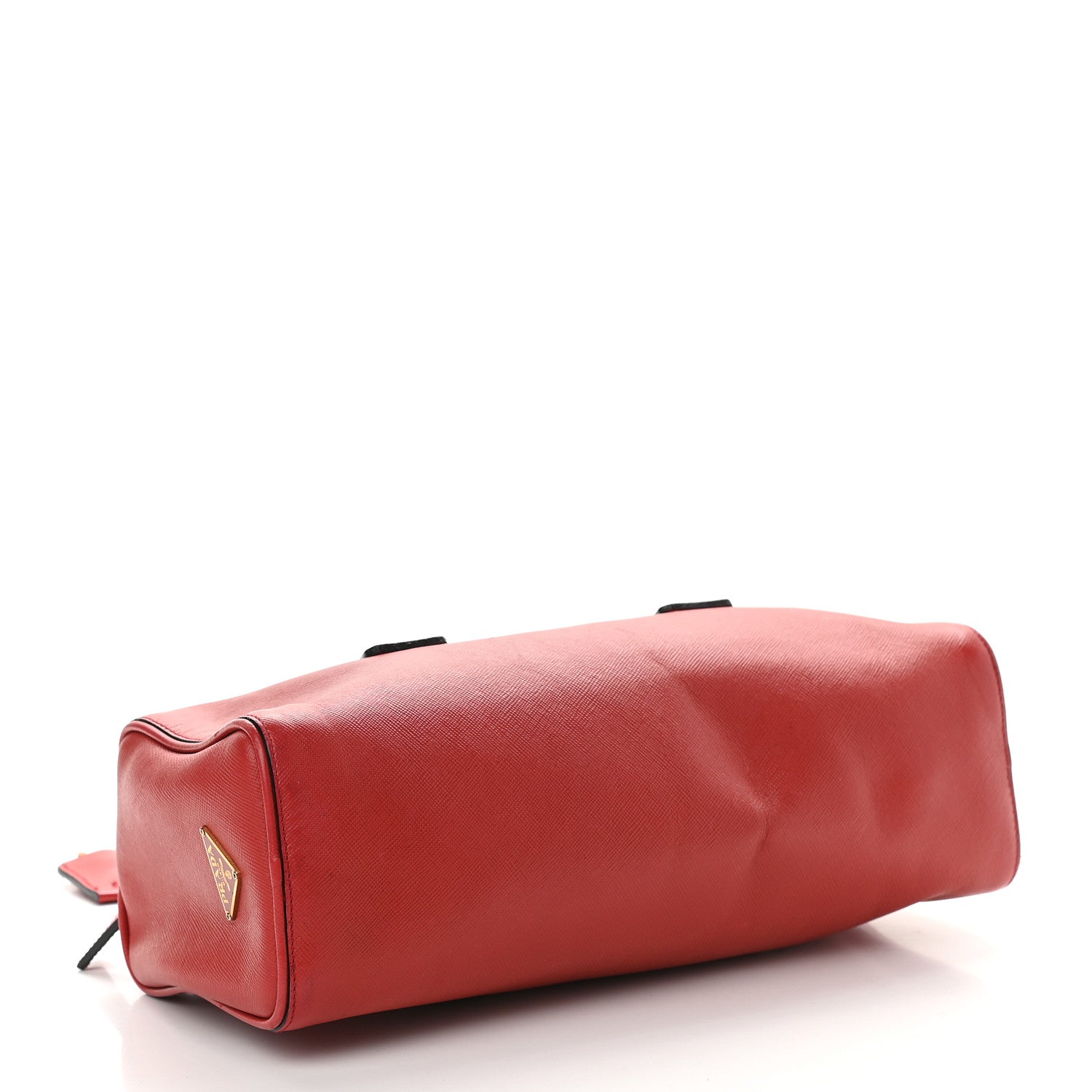 Prada Saffiano Bauletto Fuoco 4 of 11