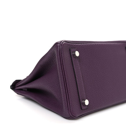 Hermes Togo Birkin 25 Cassis 9 of 10