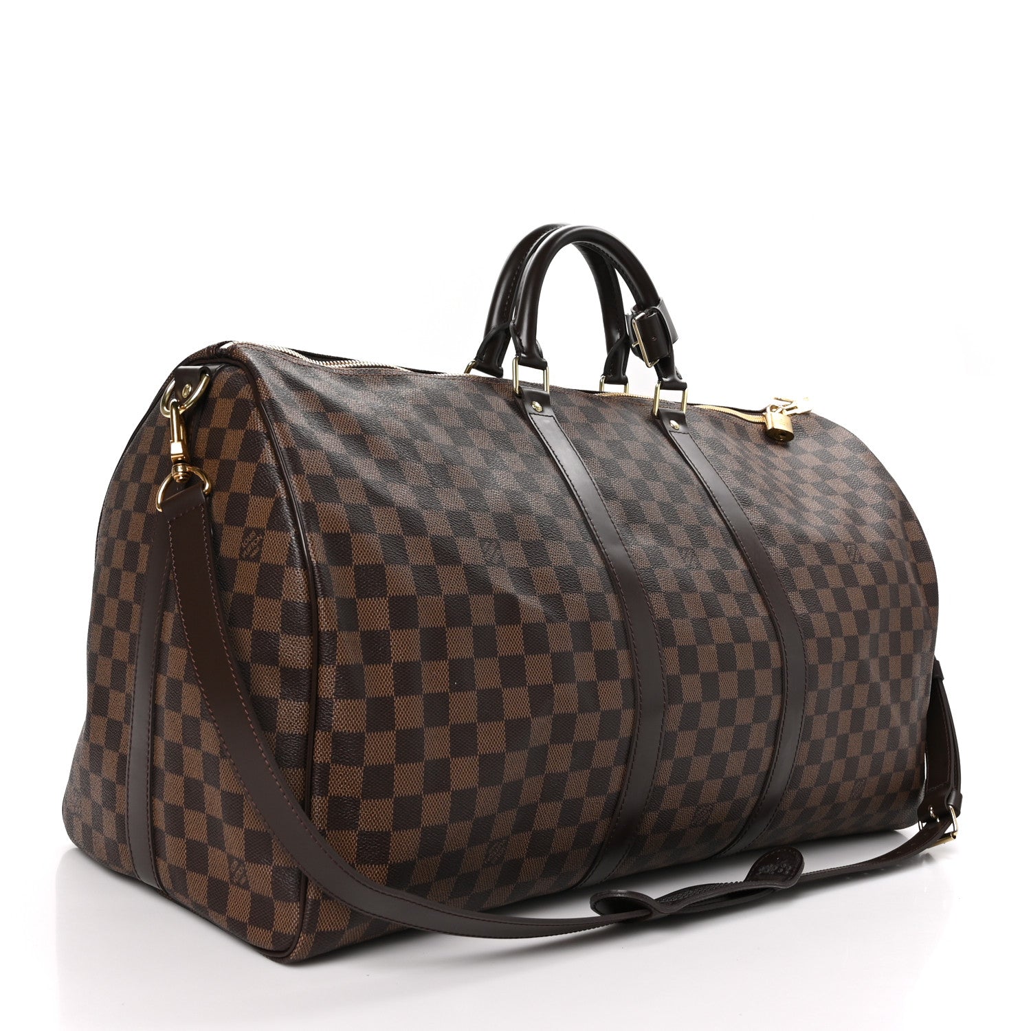 Louis Vuitton Damier Ebene Keepall Bandouliere 55 2 of 10