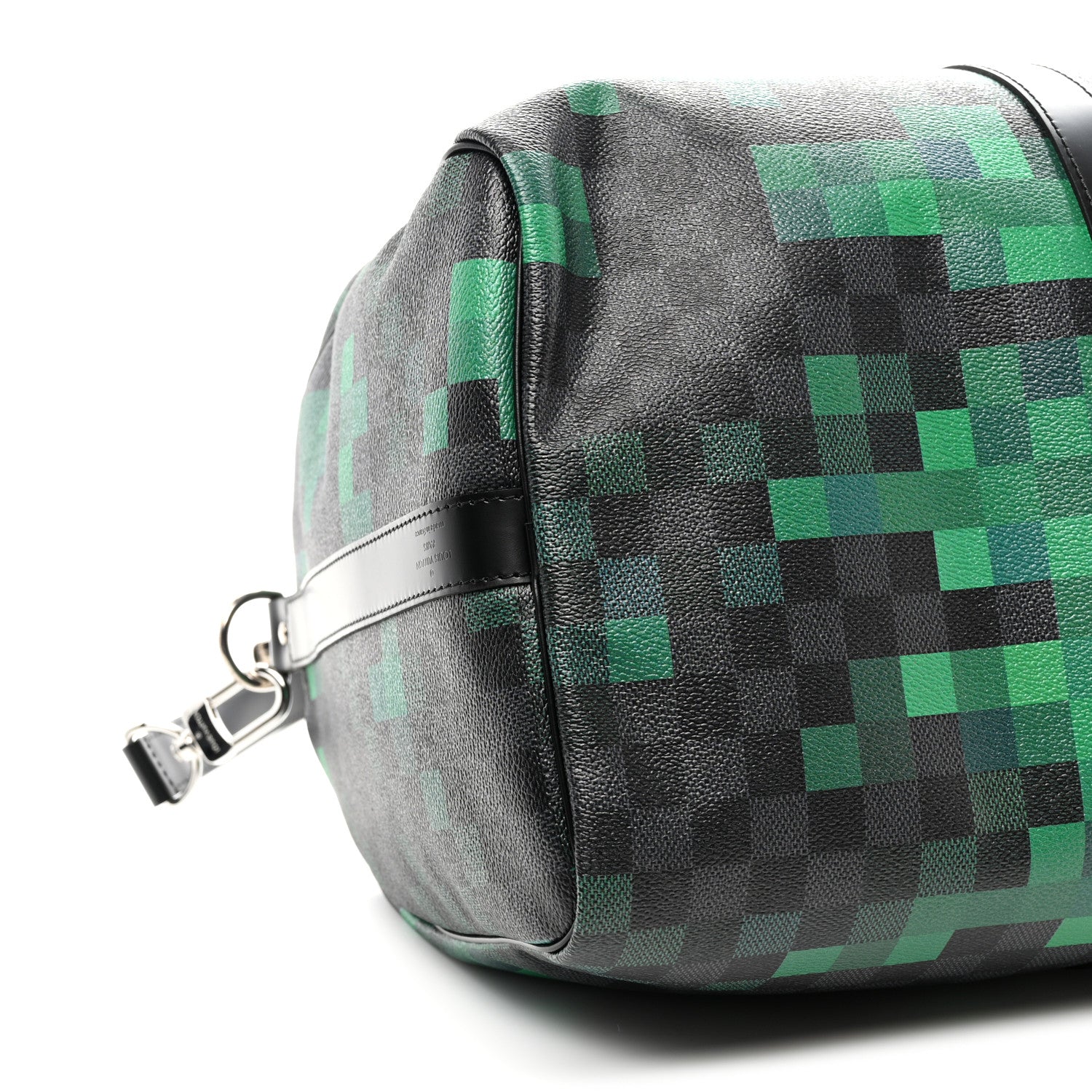 Louis Vuitton Damier Graphite Pixel Keepall Bandouliere 50 Vert 8 of 9