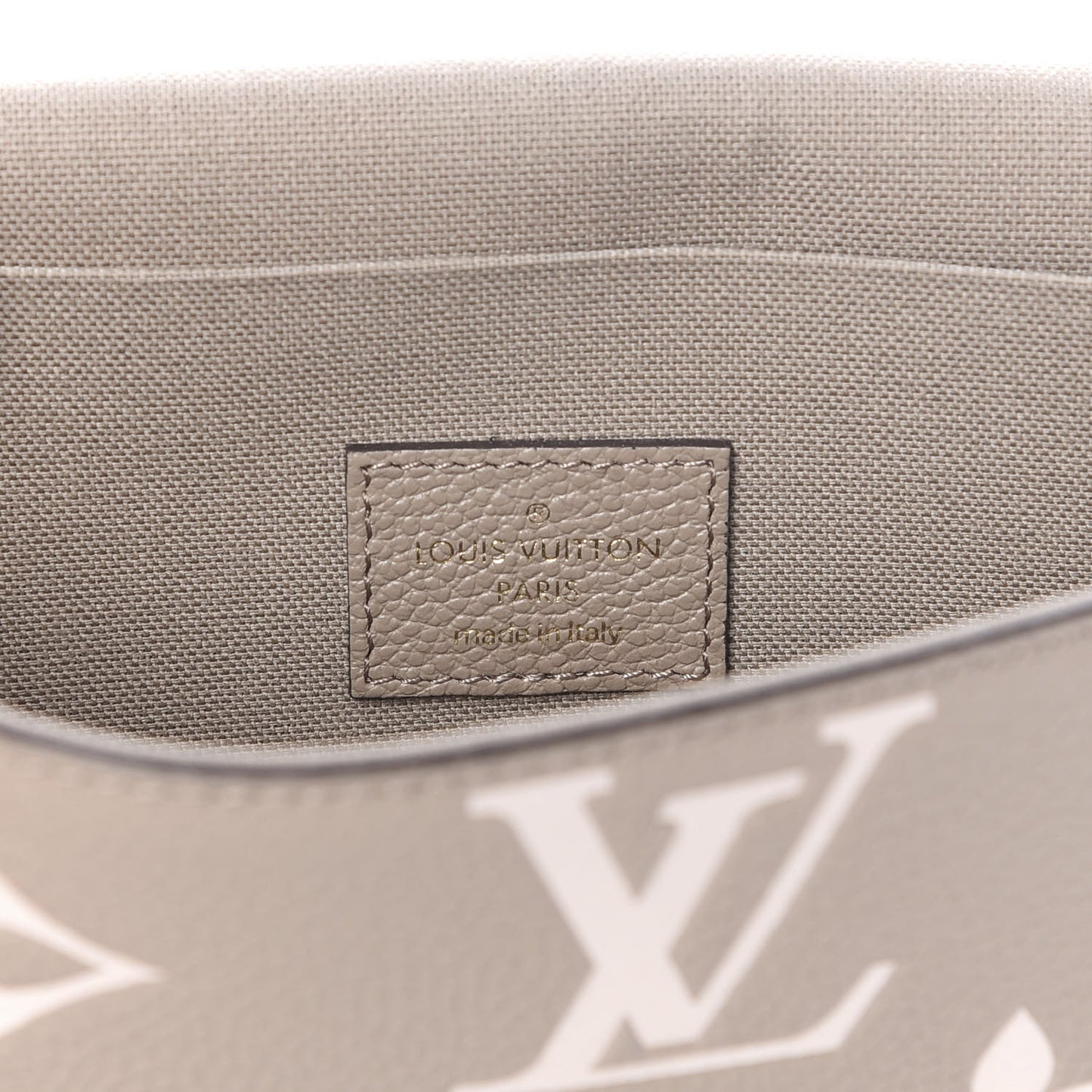 Empreinte Monogram Giant Felicie Pochette Tourterelle Creme