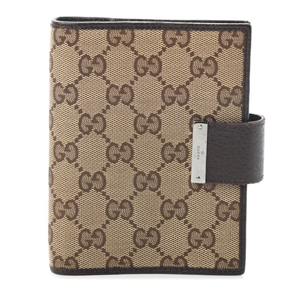 Gucci Monogram Small Ring Agenda Dark Brown 1 of 6