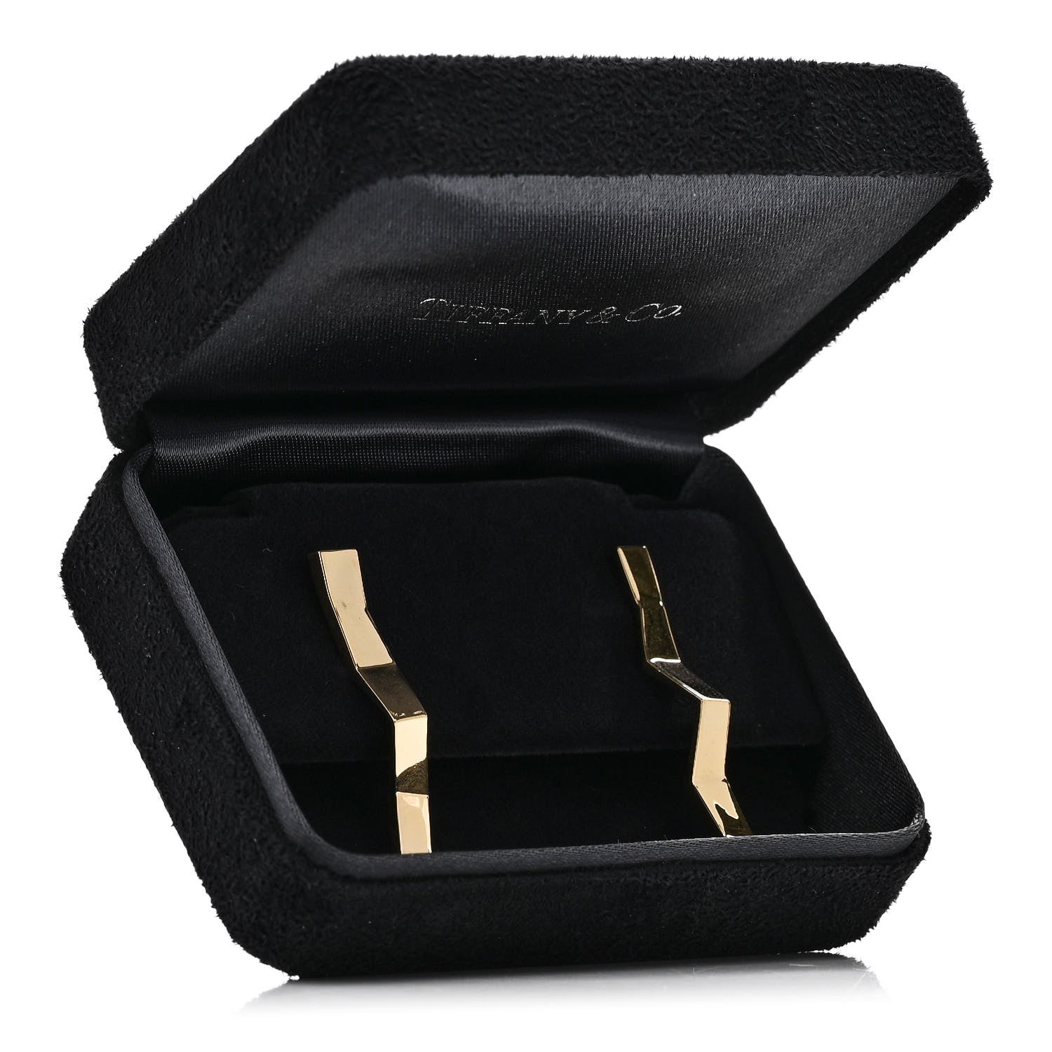 Tiffany 18K Yellow Gold Frank Gehry Fold Earrings 6 of 6