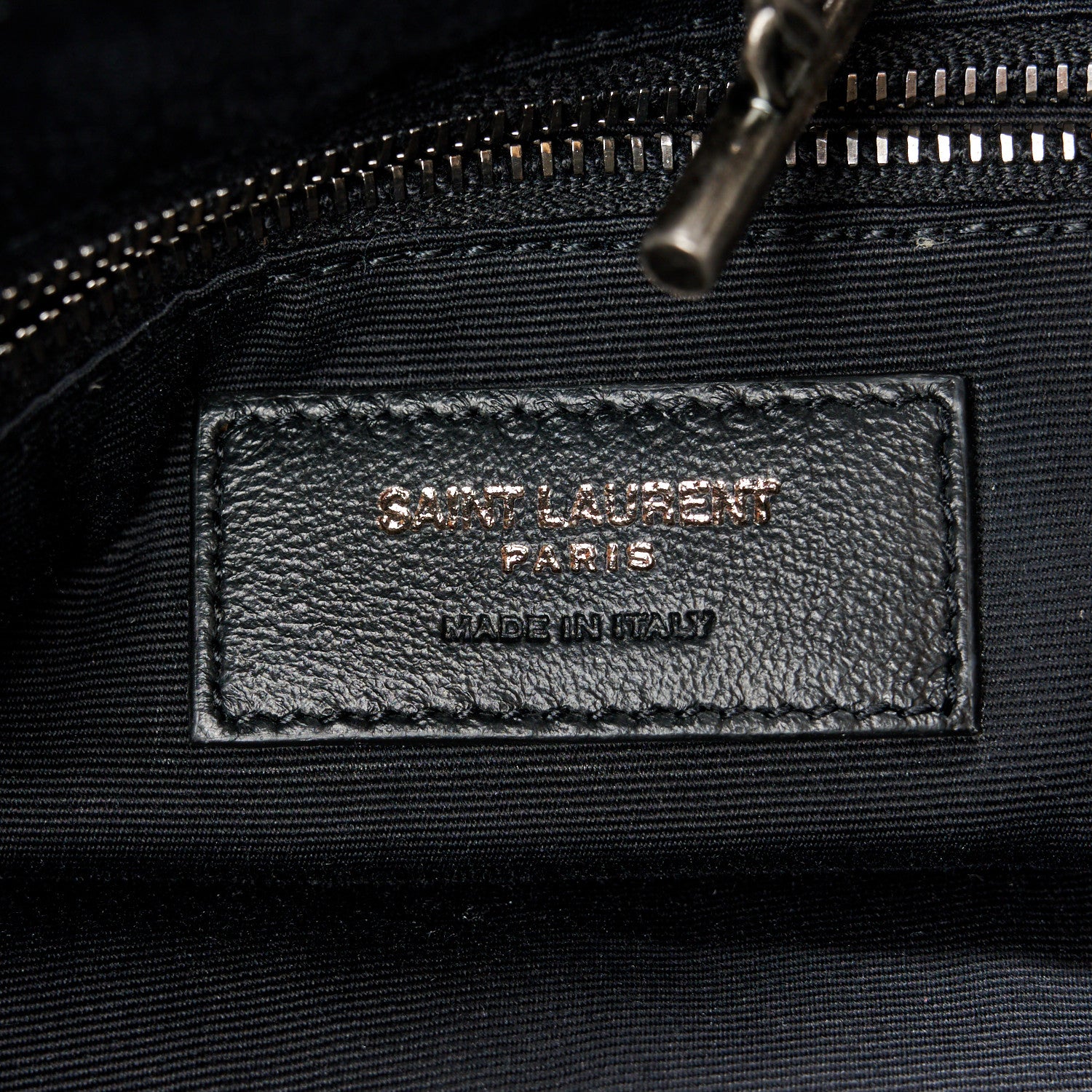 Saint Laurent Vintage Lambskin Chevron Monogram Medium Nolita Military Olive 6 of 10