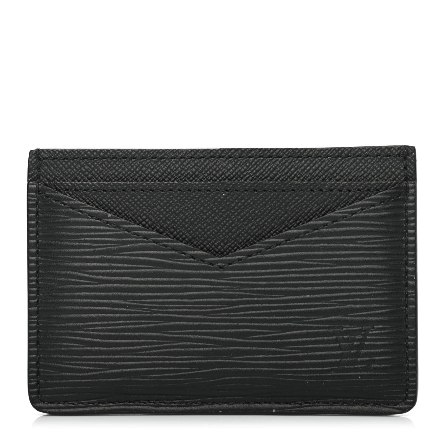 Louis Vuitton Epi Neo Porte-Cartes Card Holder Black 1 of 4