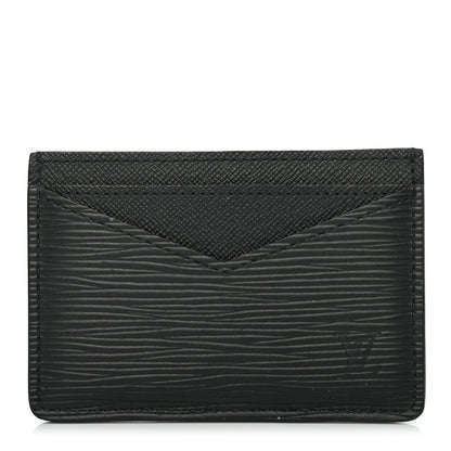 Louis Vuitton Epi Neo Porte-Cartes Card Holder Black 1 of 4