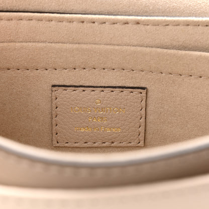 Louis Vuitton Grained Calfskin Lockme Tender Greige 6 of 9