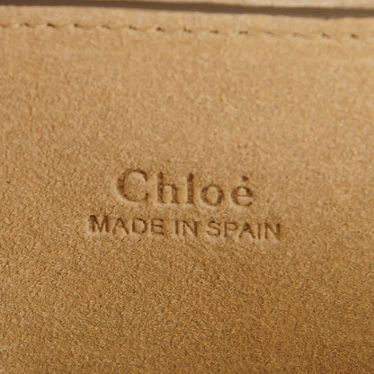 Chloe Suede Calfskin Small Faye Shoulder Bag Motty Grey 6 of 8